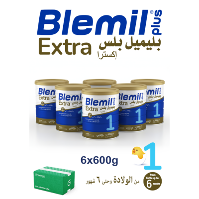 بليميل بلس إكسترا   1  600جم (6 علبة) - عبوة عائلية