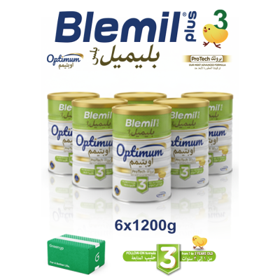 بليميل بلس 3 أوبتيمم بروتك1200جم (6 علبة) - عبوة عائلية