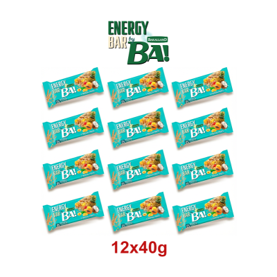  12 عبوة  إنرجى بار جوز الهند وشيا  